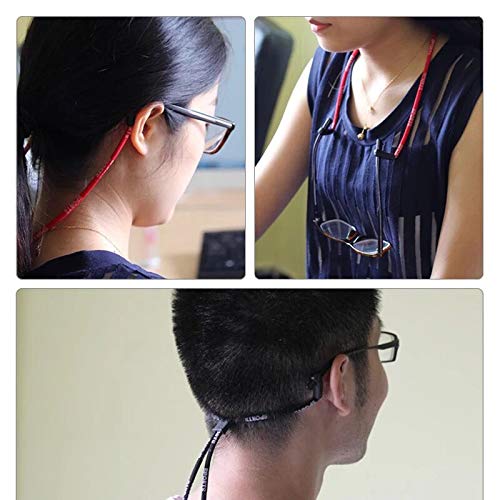 Boelley Eyeglasses String Holder Strap Chain Necklace Rope-Sports Sunglasses Strap Cord Lanyard-Adjustable Eyewear Retainer