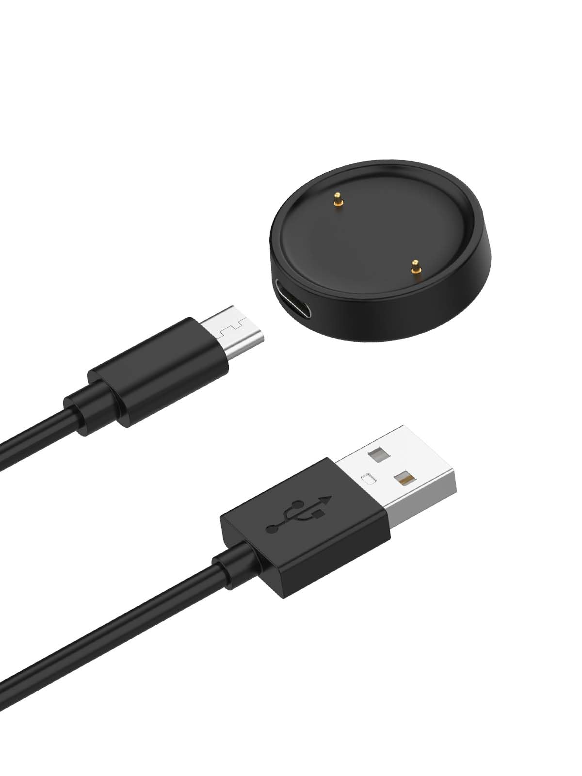 Charger for Amazfit Active 2/Active 2 Square,NOUKAJU Magnetic USB Charging Cable 3.28ft/1m,Charger Cable Replacement for Amazfit Active 2 Smart Watch(Black)