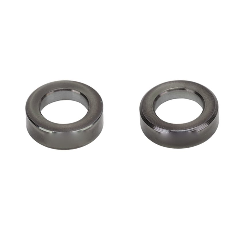 Brake Caliper Spacer, 4pcs Alloy Concave and Convex Washer for Mountain Bike Brake Calipers (Black)