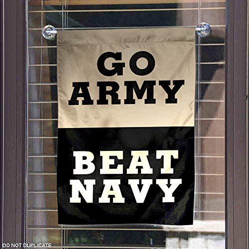 US Army Beat Navy Garden Flag - 13x18 in, Double Sided Polyester