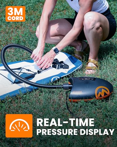 High Pressure Electric SUP Pump - 20 PSI, Auto Cooling, Digital Display