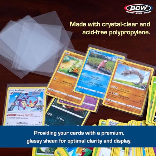 Protective Card Sleeves - 2-5/8 x 3-5/8 Inches