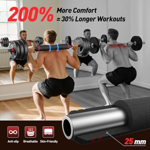 Adjustable 45LB Dumbbell Set - 5-in-1 Weight Training Equipment