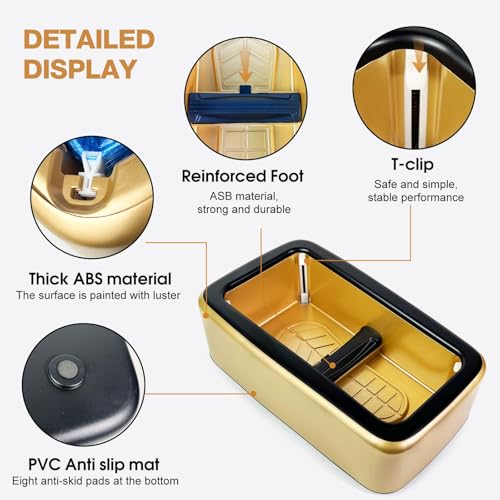 Shoe Cover Dispenser Automatic Shoe Cover Machine with 200pcs Shoe Covers Disposable Portable Automatic Shoe Cover Dispenser Shoe Booties Disposable Non Slip for Home Office Factory