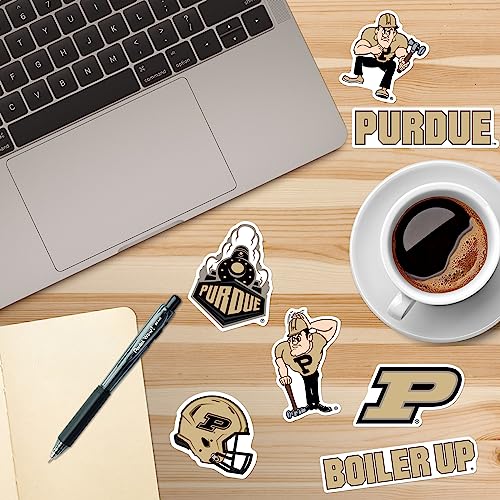 Purdue University Vinyl Stickers - 50 Waterproof Decals for Laptops & Cars