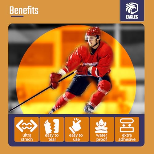 Hockey Stick and Shin Pad Tape - 1 Inch Wide - 1 Pack Clear