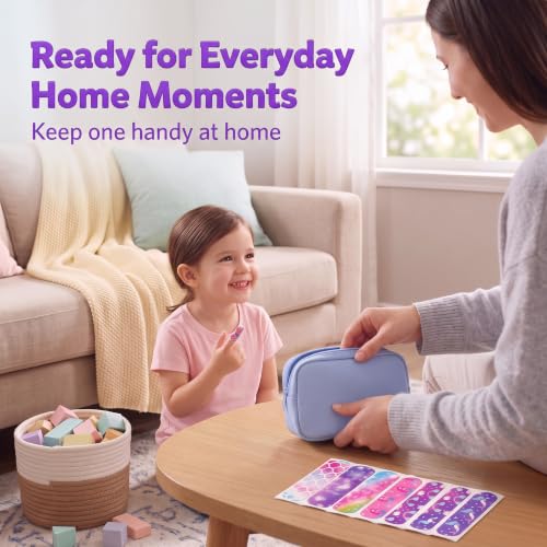 Funtery 8 Styles Kids Fabric Bandages Self Adhesive, 120 Pcs Wrap for