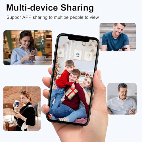 2K Hidden Camera,WiFi Spy Camera,Nanny Cam Hidden Cameras,Mini Cameras for Home,Cloud & SD Storage,App Control with Motion Detection and Night Vision