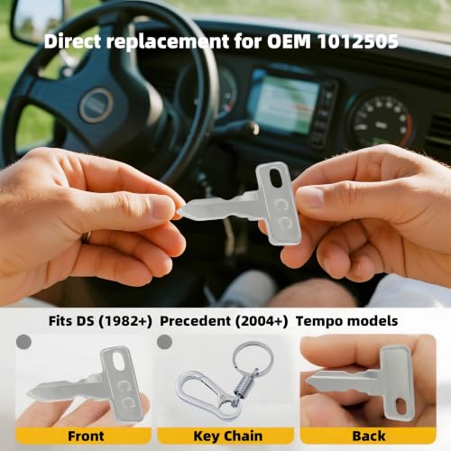 4-Pack Heavy Duty Golf Cart Key Set - Club Car OEM 1012505