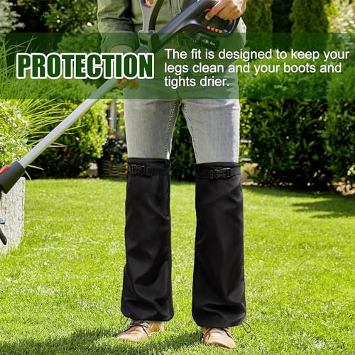 Breathable Lawn Care Leg Gaiters - 2 Pcs Adjustable Leg Guards