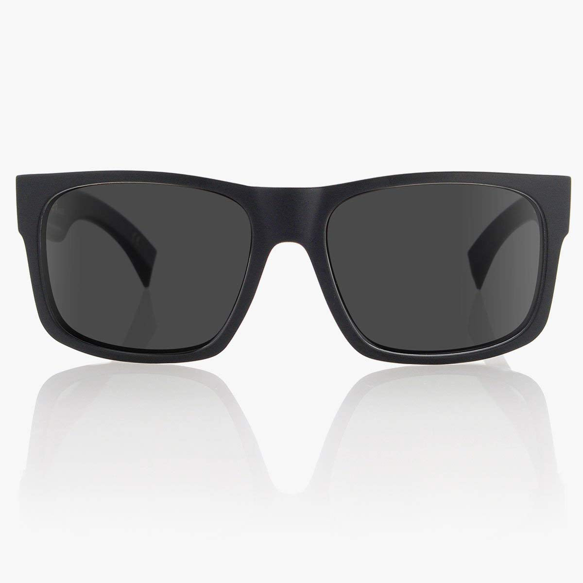 MADSON Camino Black Matte/Grey Polarized Sunglasses - Men's, UV Protection…