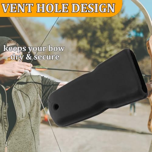 Recurve Bow Tip Protector - 2 Pcs Durable Silicone Guards