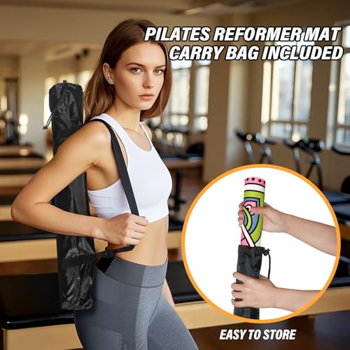 Pilates Reformer Mat - Non-Slip Lightweight Towel - Pink