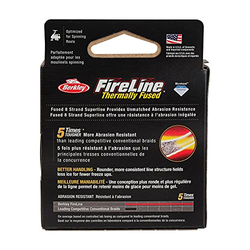 Berkley FireLine Metered Braided Fishing Line - 4lb, 50yd, Smoke