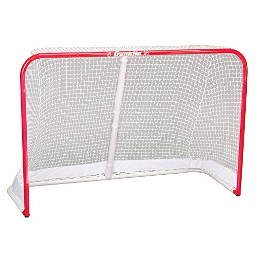 72" Steel Street Hockey Goal - Heavy-Duty, Easy Roll Setup