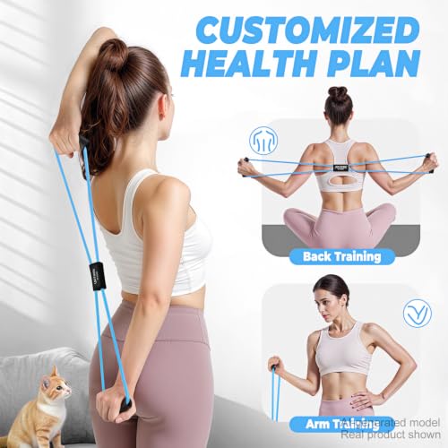 Figure 8 Resistance Bands with Handles - 1 Blue - Home Gym Equipment