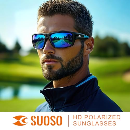 Polarized Sports Sunglasses with UV Protection for Men & Women