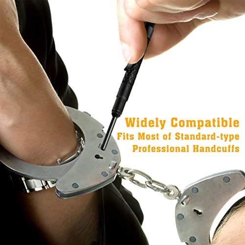Tactical Pocket Cuff Key - Durable Black Finish for Standard Handcuffs