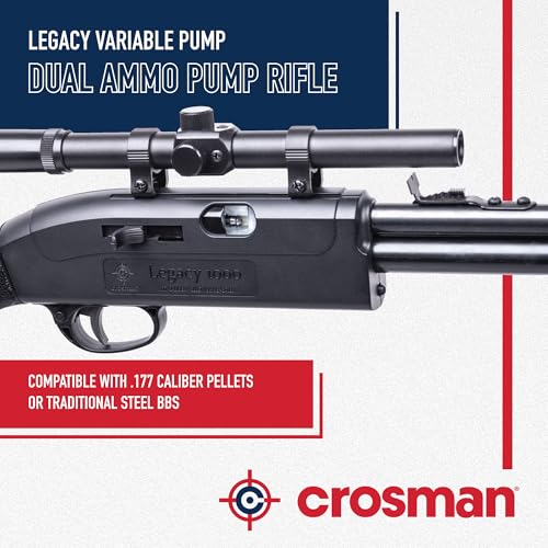 Dual Ammo Air Rifle .177 Caliber - 1000 FPS - 4x15 Scope