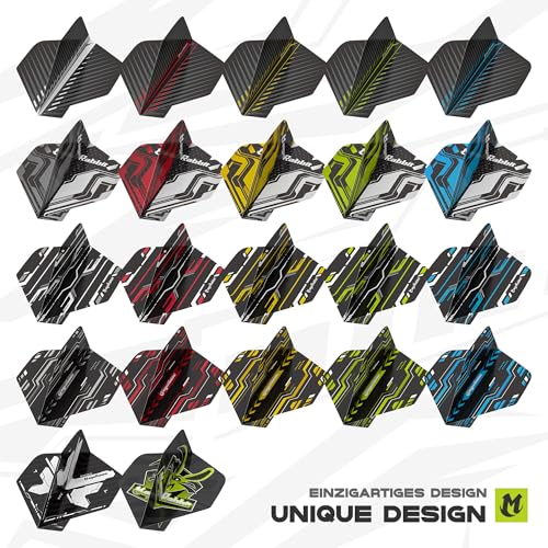 66-Piece Dart Flight Set - Standard Shape, Durable & Aerodynamic
