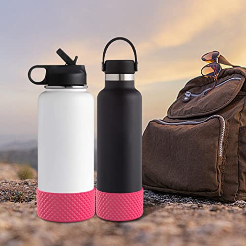 Silicone Water Bottle Boot for Stanley Tumbler 20-40oz - Pink