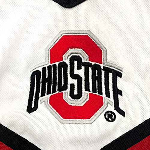 Little King Ohio State Buckeyes Toddler Girls Cheer Jumper Dress 6 Years