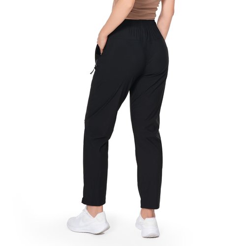 Beeswan 2026 Upgrade Stretch Active Pants for Women Over 50, Women's Hiking Cargo Travel Pants Women Black