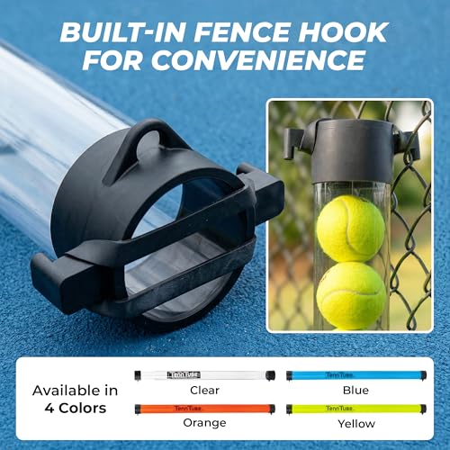 Tennis Ball Pickup Tube - Clear, Pack of 1 - Original Tenn-Tube