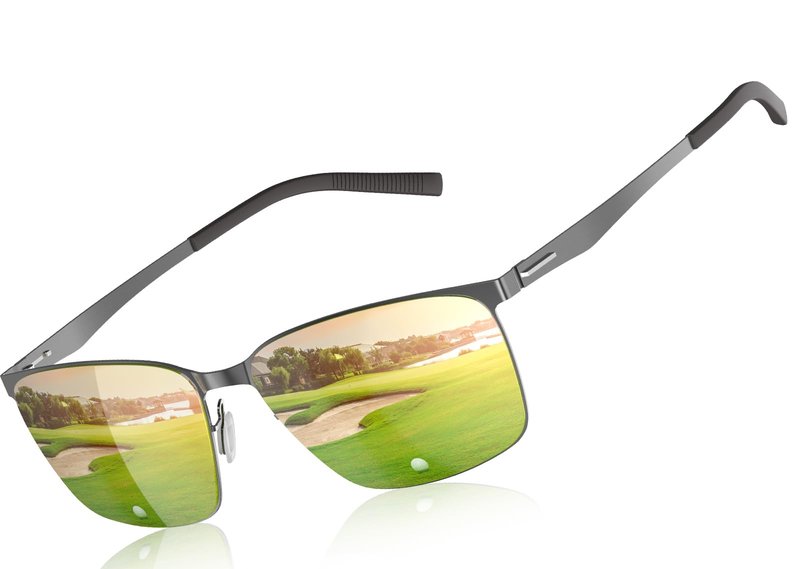 Xoxocos ‌Golf Sunglasses for Men – Polarized UV400 Lenses for Golfing, Fishing & Driving – Enhanced Clarity for Greens, Anti-Glare & Lightweight Frame