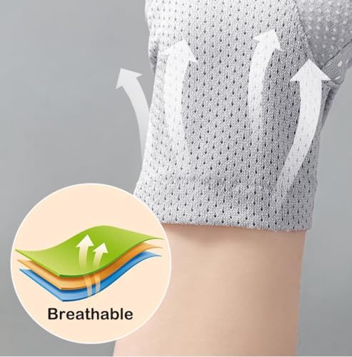 Women’s Fingerless Sunblock Gloves - UV Protection - Grey
