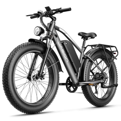 Electric Mountain Bike - 2000W Motor, 48V 15Ah Battery, 28+MPH - Gray