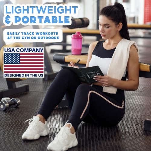 Workout Planner - Daily Fitness Tracker & Goals Journal - A5 Soft Cover - Charcoal Gray