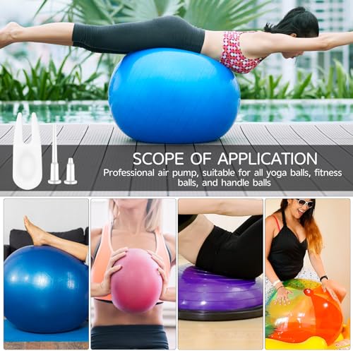 12-Piece Exercise Ball Plug Replacement Kit - Yoga & Fitness Ball Stoppers