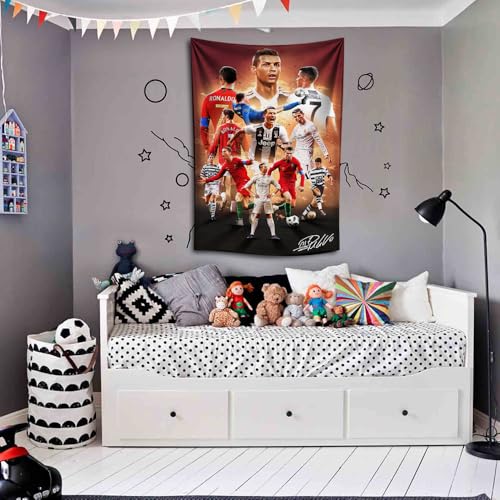 Cristiano Ronaldo Signed Wall Tapestry Poster - 39" x 59"