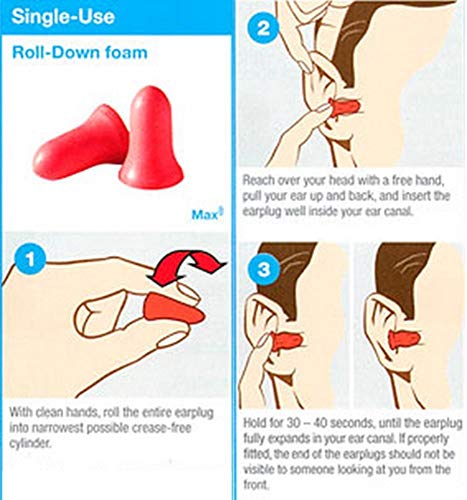 Disposable Foam Shooting Earplugs - Low Pressure, 10 Pairs