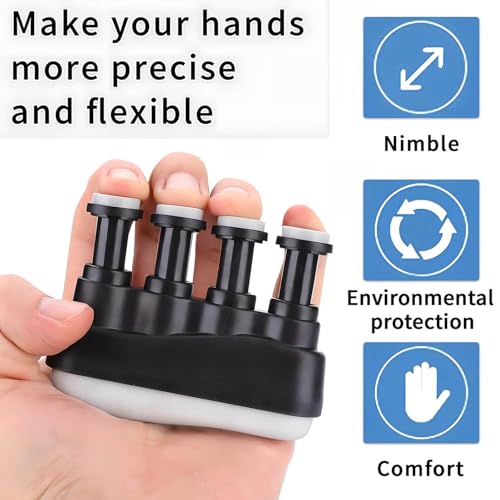 Finger Strengthener and Hand Exerciser for Musicians & Climbers