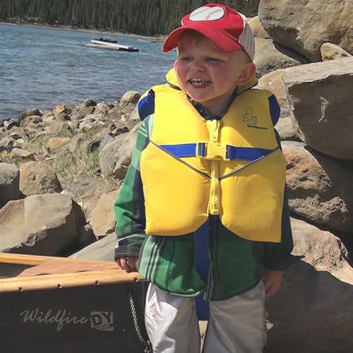 Infant Life Jacket - US Coast Guard Approved, 20-30 lbs - Yellow/Blue