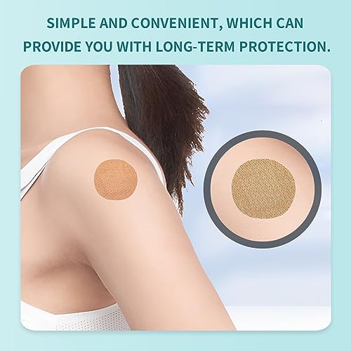100PCS Round Adhesive Bandages - 1 Inch Elastic Fabric