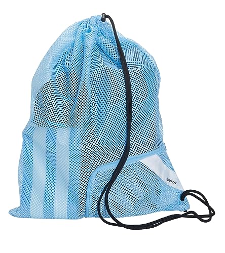 Sporti Mesh Swim Bag with Zipper Pocket - Durable Water Sports Equipment Backpack