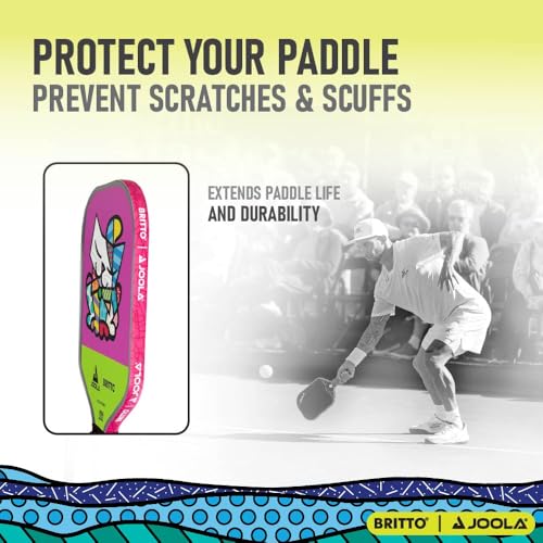 Pickleball Paddle Edge Guard Tape - 18mm Black - JOOLA x Britto