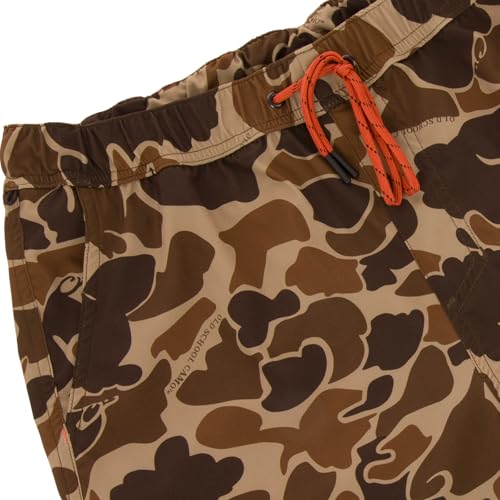 Drake Waterfowl Men's Lake Shore Dock Shorts - Camouflage, Quick-Dry, 6" Inseam, Medium