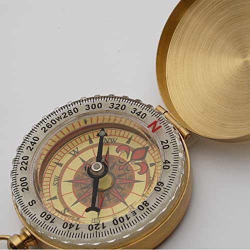 Classic Portable Pocket Compass for Hiking & Outdoor Activities