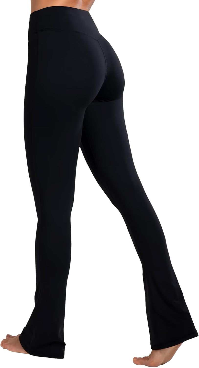 Sunzel High Waist Mini Flared Leggings - Tummy Control Yoga Pants for Women | Casual Flare Design