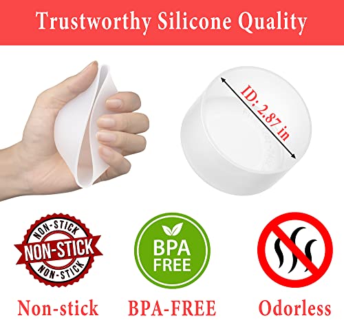 Silicone Boots for Tumblers - 2-Pack Clear - Fits Stanley & Owala