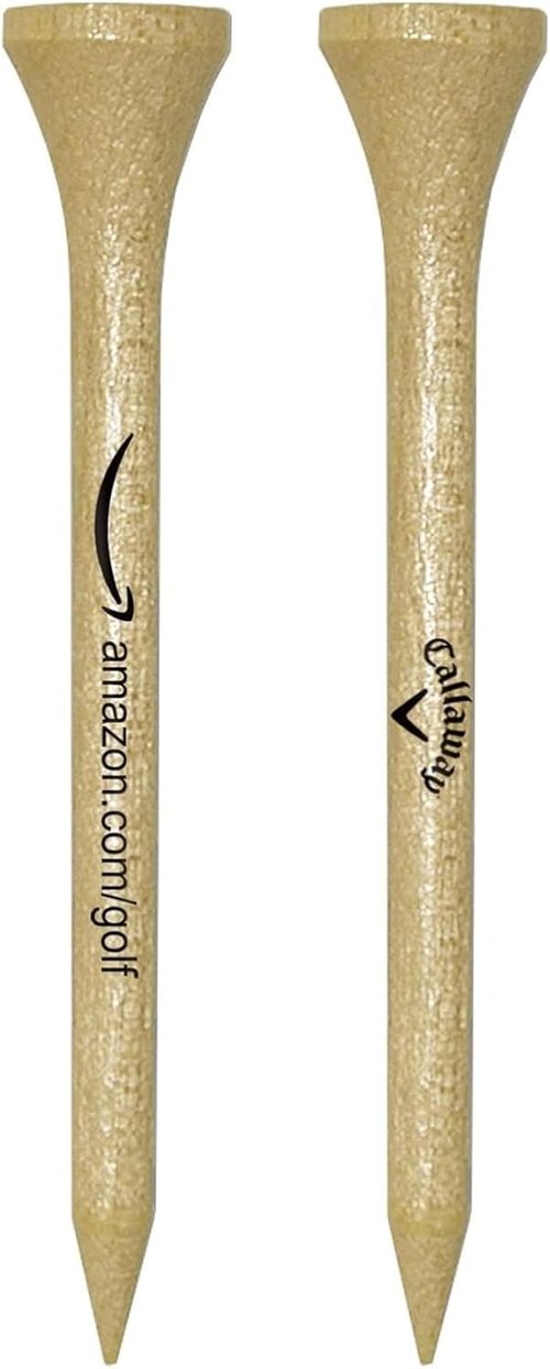 Callaway Golf Tees - Durable Wood Design for Enhanced Performance | Pack of 100