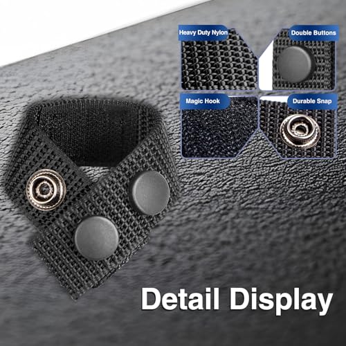 Duty Belt Keepers - 4 Pack 1680D Nylon Tactical Belt Accessories, 2¼-Inch