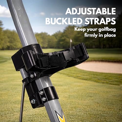 Ultra-Lightweight 2-Wheel Golf Push Cart - Compact & Adjustable