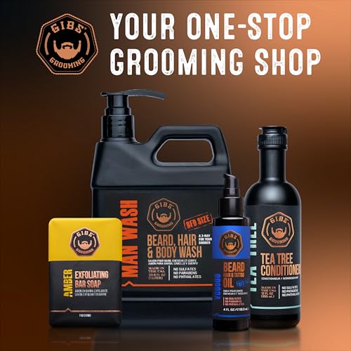 GIBS Grooming Vanilla Silver Toning Shampoo 33.8 oz for Men - Color Safe & Sulfate-Free
