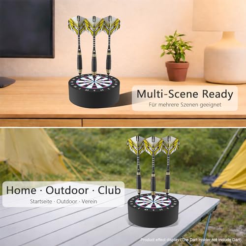 Mini Dart Holder - Space-Saving Storage Rack for Soft & Steel Tip Darts