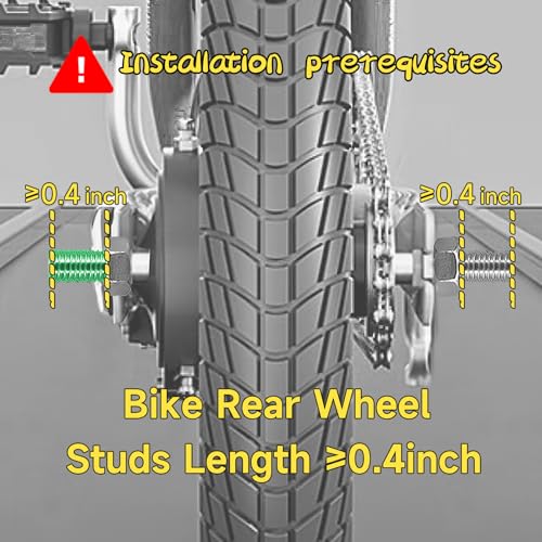 Heavy Duty Bike Training Wheels for 14-20 Inch Bikes - Black